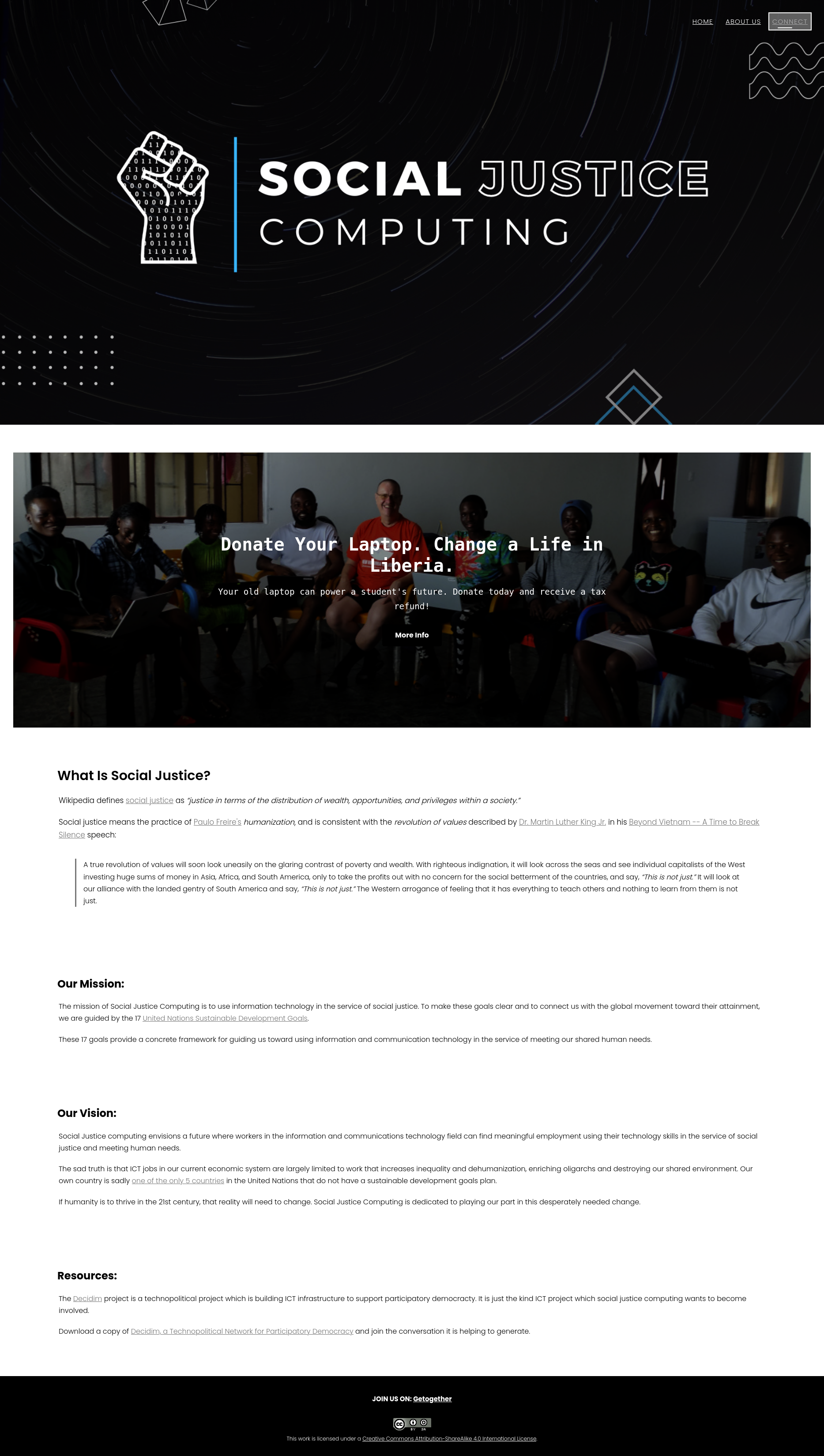 Social Justic Computing